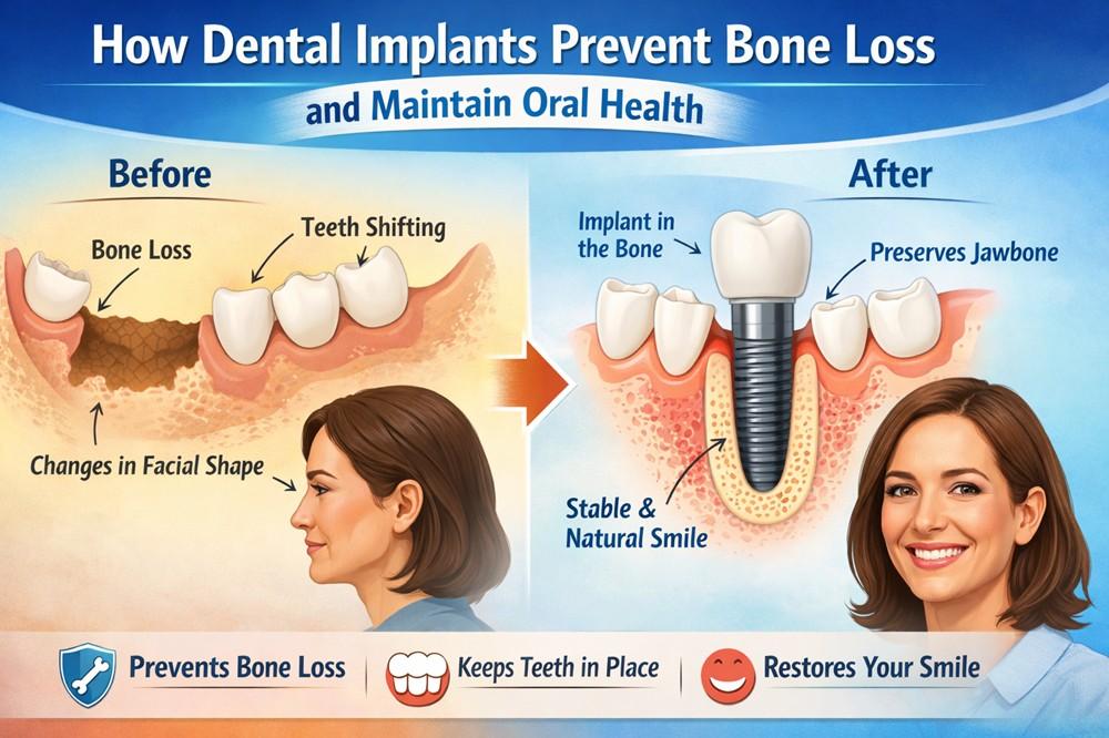 How Dental Implants Prevent Bone Loss and Maintain Oral Health